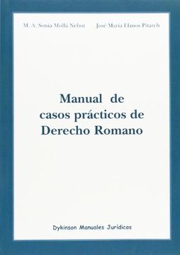 portada Manual de Casos Prácticos de Derecho Romano (in Spanish)