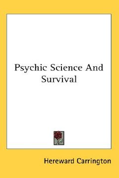 portada psychic science and survival (en Inglés)