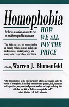 portada Homophobia: How we all pay the Price (en Inglés)