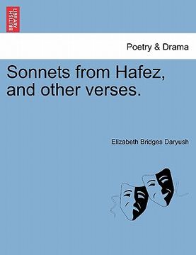 portada sonnets from hafez, and other verses. (en Inglés)