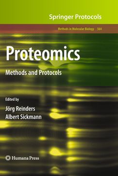 portada Proteomics: Methods and Protocols (en Inglés)