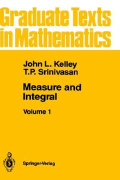 portada measure and integral: volume 1 (en Inglés)