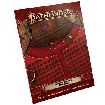 portada Pathfinder: Flip-Mat Classics - Theater - 24"X30" Unfolded, Double Sided Folding Map, Tabletop rpg (en Inglés)