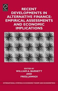 portada recent developments in alternative finance: empirical assessments and economic implications (in English)