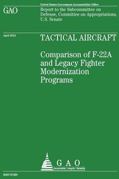 portada Tactical Aircraft: Comparison of F-22A and Legacy Fighter Modernization Programs (en Inglés)