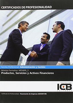portada Mf0499_3: Productos, Servicios y Activos Financieros (in Spanish)