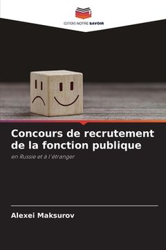 portada Concours de recrutement de la fonction publique (en Francés)