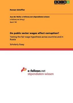 portada do public sector wages affect corruption? (en Inglés)