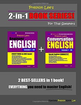 portada Preston Lee’S 2-In-1 Book Series! Beginner English & Conversation English Lesson 1 – 20 for Thai Speakers 