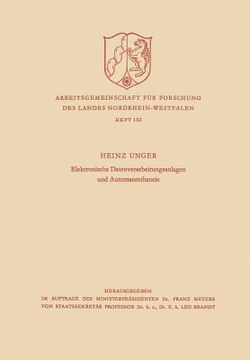 portada Elektronische Datenverarbeitungsanlagen Und Automatentheorie (en Alemán)