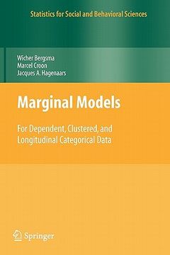 portada marginal models: for dependent, clustered, and longitudinal categorical data (en Inglés)