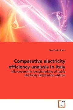 portada comparative electricity efficiency analysis in italy (en Inglés)
