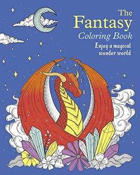 portada The Fantasy Coloring Book: Enjoy a Magical Wonder World (en Inglés)