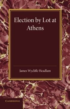 portada Election by lot at Athens (in English)