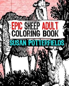 portada Epic Sheep Adult Coloring Book