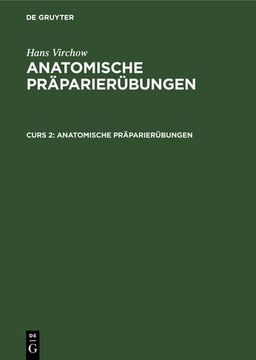 portada Anatomische Präparierübungen (in German)