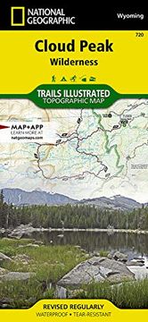 portada Cloud Peak Wilderness map (National Geographic Trails Illustrated Map, 720) (en Inglés)