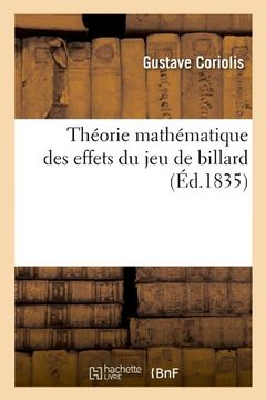 portada Theorie Mathematique Des Effets Du Jeu de Billard (Sciences)