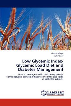 portada low glycemic index- glycemic load diet and diabetes management (en Inglés)