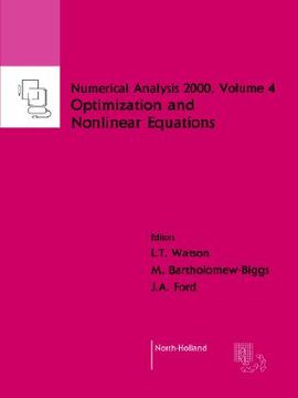 portada nonlinear equations and optimisation (in English)