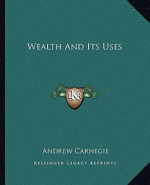 portada wealth and its uses (in English)