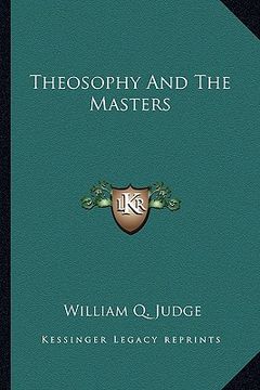 portada theosophy and the masters
