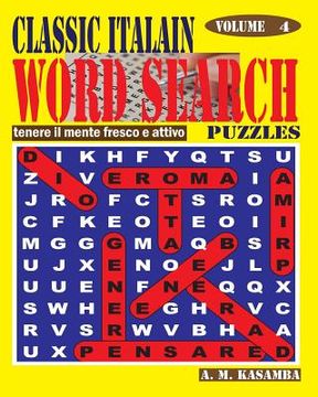 portada CLASSIC ITALIAN Word Search Puzzles. Vol. 4 (en Italiano)