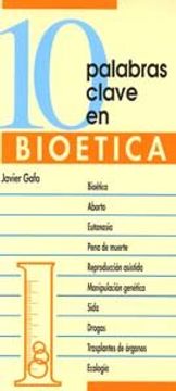 portada 10 palabras clave en bioética (in Spanish)