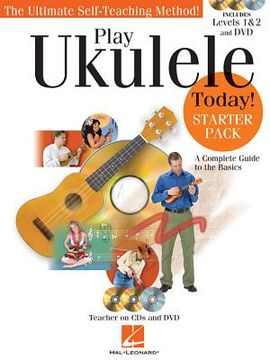 portada play ukulele today! starter pack: a complete guide to the basics [with 2 cds and dvd] (en Inglés)