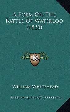 portada a poem on the battle of waterloo (1820) (en Inglés)