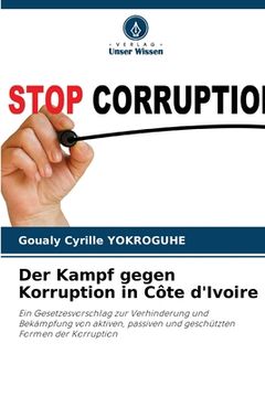 portada Der Kampf gegen Korruption in Côte d'Ivoire (en Alemán)