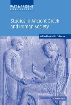 portada Studies in Ancient Greek and Roman Society Hardback (Past and Present Publications) (in English)