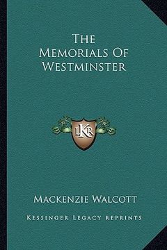 portada the memorials of westminster (in English)