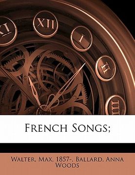 portada French songs; (en Francés)