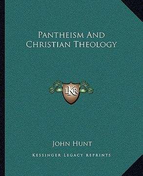portada pantheism and christian theology (en Inglés)