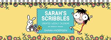 portada Sarah'S Scribbles Undated Weekly Desk pad Calendar (en Inglés)