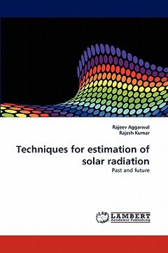 portada techniques for estimation of solar radiation (en Inglés)