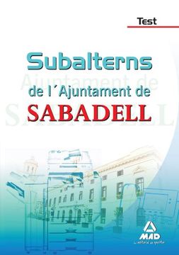portada Subalterns De L'Ajuntament De Sabadell. Test