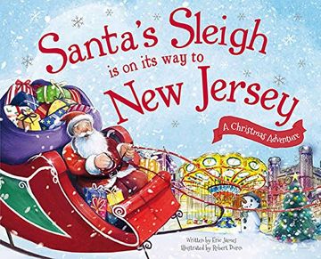 portada Santa's Sleigh Is on Its Way to New Jersey: A Christmas Adventure (en Inglés)