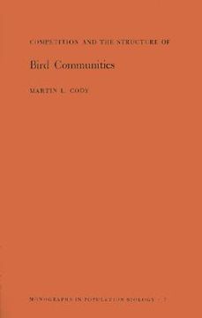 portada competition and the structure of bird communities (en Inglés)