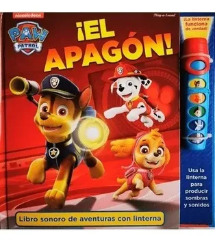 portada Paw Patrol El Apagon Libro Sonoro Con Linterna (in Spanish)