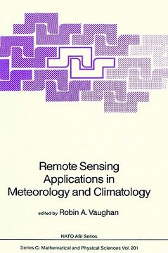 portada remote sensing applications in meteorology and climatology (en Inglés)