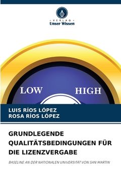 portada Grundlegende Qualitätsbedingungen Für Die Lizenzvergabe (en Alemán)