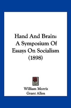 portada hand and brain: a symposium of essays on socialism (1898) (en Inglés)