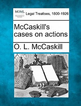 portada mccaskill's cases on actions (en Inglés)