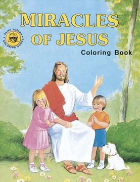 portada miracles of jesus coloring book (en Inglés)