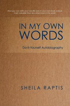 portada in my own words: do-it-yourself autobiography