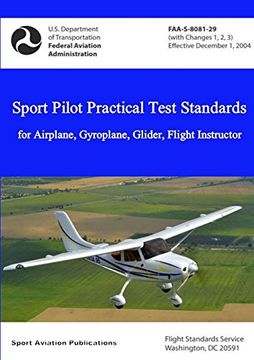 portada Sport Pilot Practical Test Standards - Airplane, Gyroplane, Glider, Flight Instructor (en Inglés)