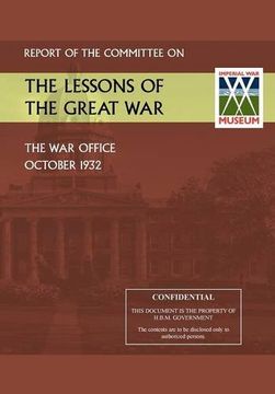 portada Report of the Committee on the Lessons of the Great War