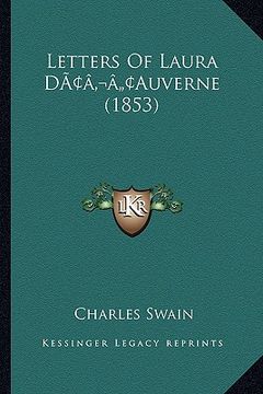 portada letters of laura dacentsa -a centsauverne (1853) (en Inglés)